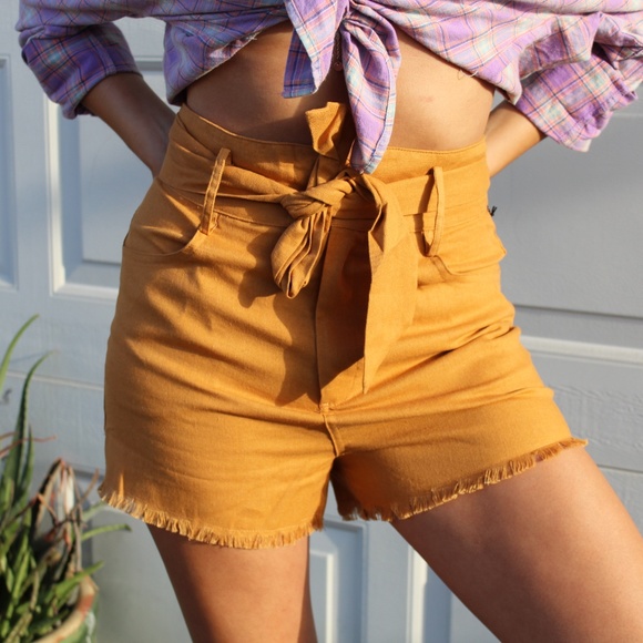 🚨END OF SUMMER SALE// Desert orange Shorts - Picture 3 of 8